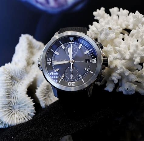 iwc aquatimer 3719 review|Monochrome Reviews the IWC Aquatimer Chronograph Edition .